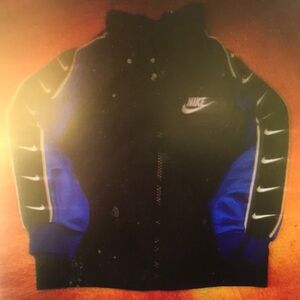 Nike Men's Black and Blue Jacket